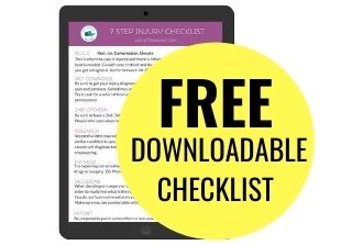 7 steps to help guide you if injured. FREE checklist to download…