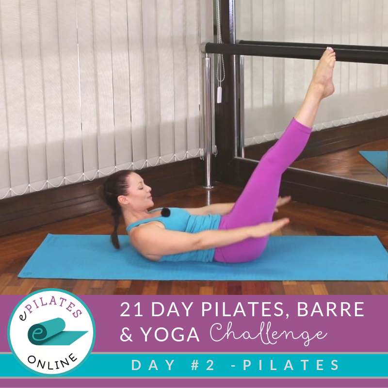 Day 2 Pilates, Barre & Yoga Challenge 