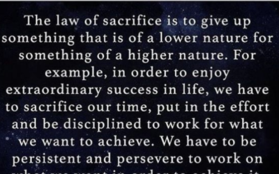 Give something up