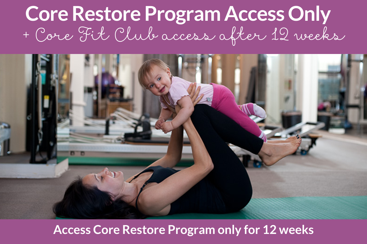 Pilates Online Core restore program Option 1