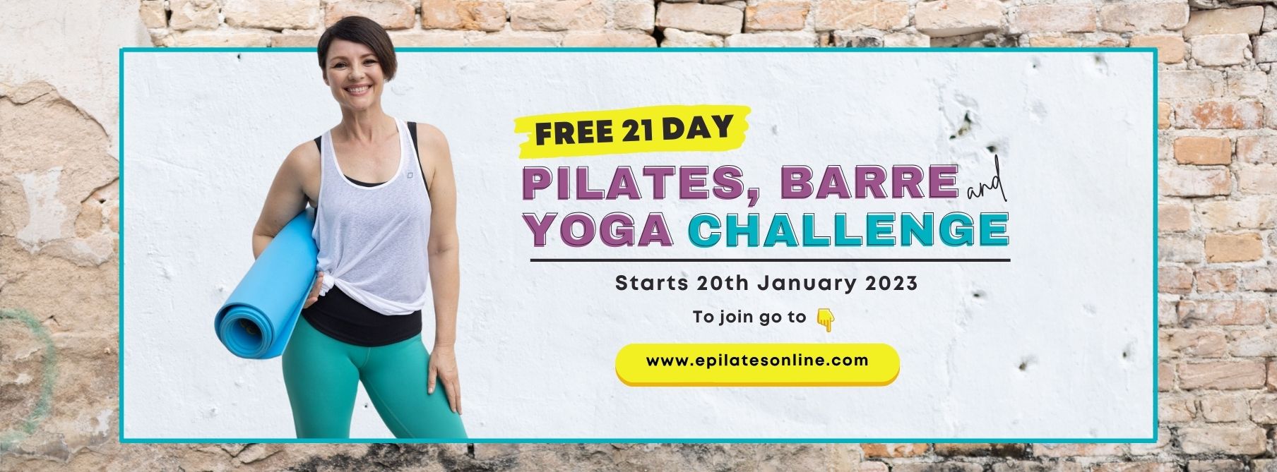 21 Day Pilates Barre And Yoga Challenge EPilates Online   EPilates Online 21 Day Pilates Barre And Yoga Challenge 2024 Feature Image 